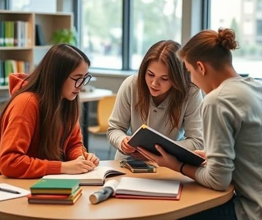 Students offering peer support, creating a strong safety net for each other